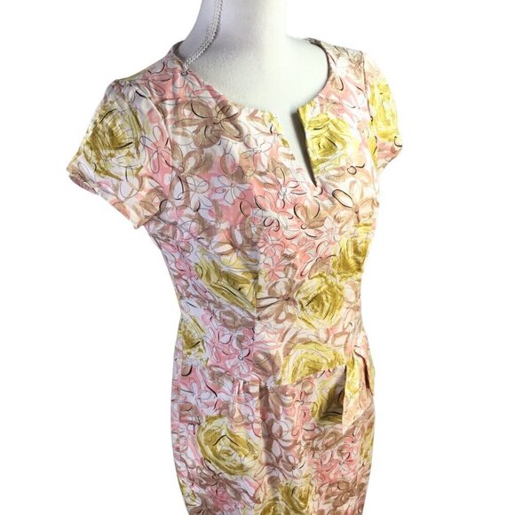 Andrea Fisher Designs NYC Dress Vintage Made USA Size M Old Hollywood Retro - Picture 3 of 10